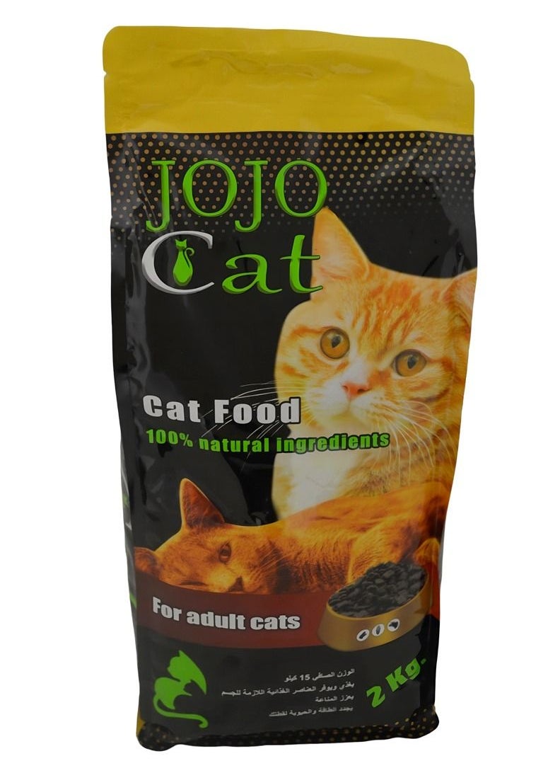 JOJO CAT - Dry food for adult cats from Jojo Cat 2 kg - Image 1