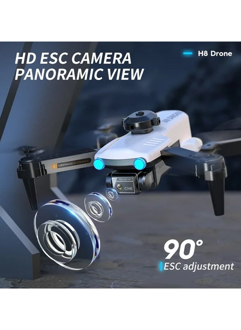 DubaiGallery H8 RC Mini Drone 4K HD Dual Camera Aerial Photo UAV WIFI FPV Obstacle Avoidance Foldable Quadcopter  - Image 4