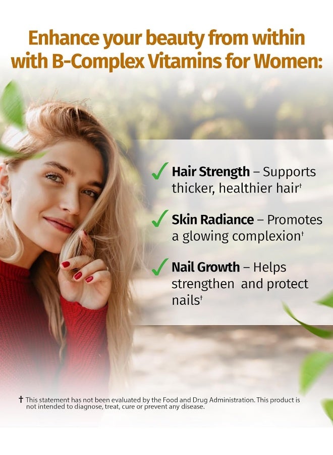 1 Body Vitamin B Complex – Methylated B12, 5-MTHF Folate, High Potency B Vitamins for Energy, Stress, Brain & Heart Support, Vegan, 60 Capsules - Image 4