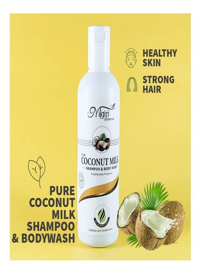 Nilgiri Aromas Pure Coconut Milk Shampoo And Body Wash, 1 Count - Image 3