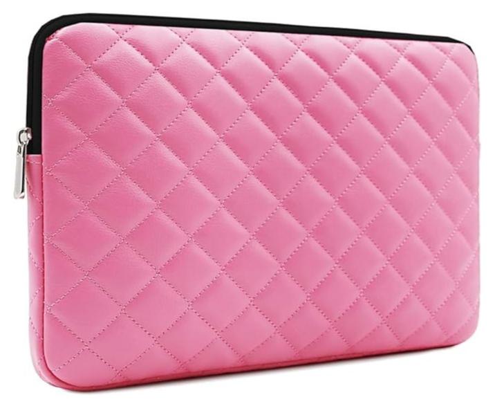 حافظة لاب توب 15.6 انش  حافظة واقية ناعمة بسوستة متوافقة مع نوت بوك 15.6 انش كمبيوتر الترا بوك كروم بوك (فوشيا) - Image 1