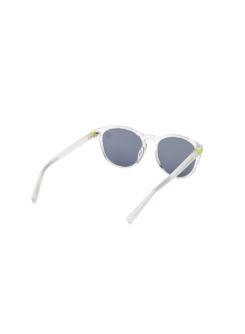 TIMBERLAND FULL RIM TEEN BOY ROUND CLEAR INJECTED SUNGLASSES - Image 5