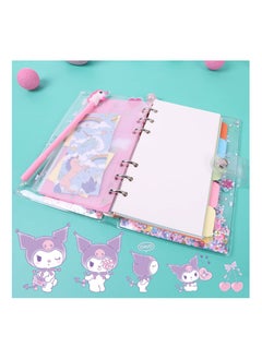 KASTWAVE Unicorn Notebook Set, Diary for School Girls Kids Notepads Stationery Set, Unicorn Notebook, Stickers, Bookmark, Ruler and Pen, Birthday Gifts for Girls Age 4 5 6 7 8 9 10 11 Years Old  - Image 3