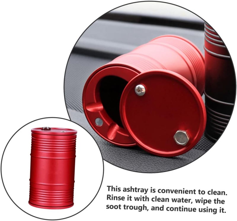 2pcs Outdoor Ashtray Lid Retro Design Windproof Vintage Party Ashtray for Cigarettes Indoor - Image 4