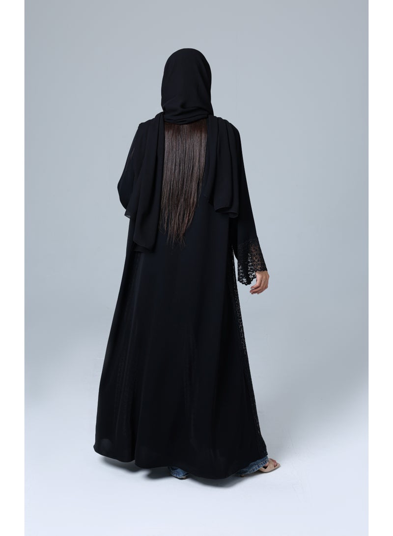 اكسا عباية تصميم لاسيه كرستال - Image 3