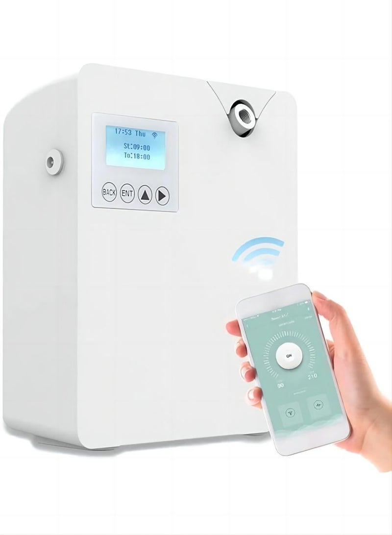 هومستر جهاز هواء برائحة ذكية مع بخاخ، موزع زيوت عطرية احترافية بدون ماء 300 مل، روائح عطرية، منقي هواء، رائحة HVAC للزيوت العطرية للغرفة والمكتب والمنتجعات الصحية - Image 1