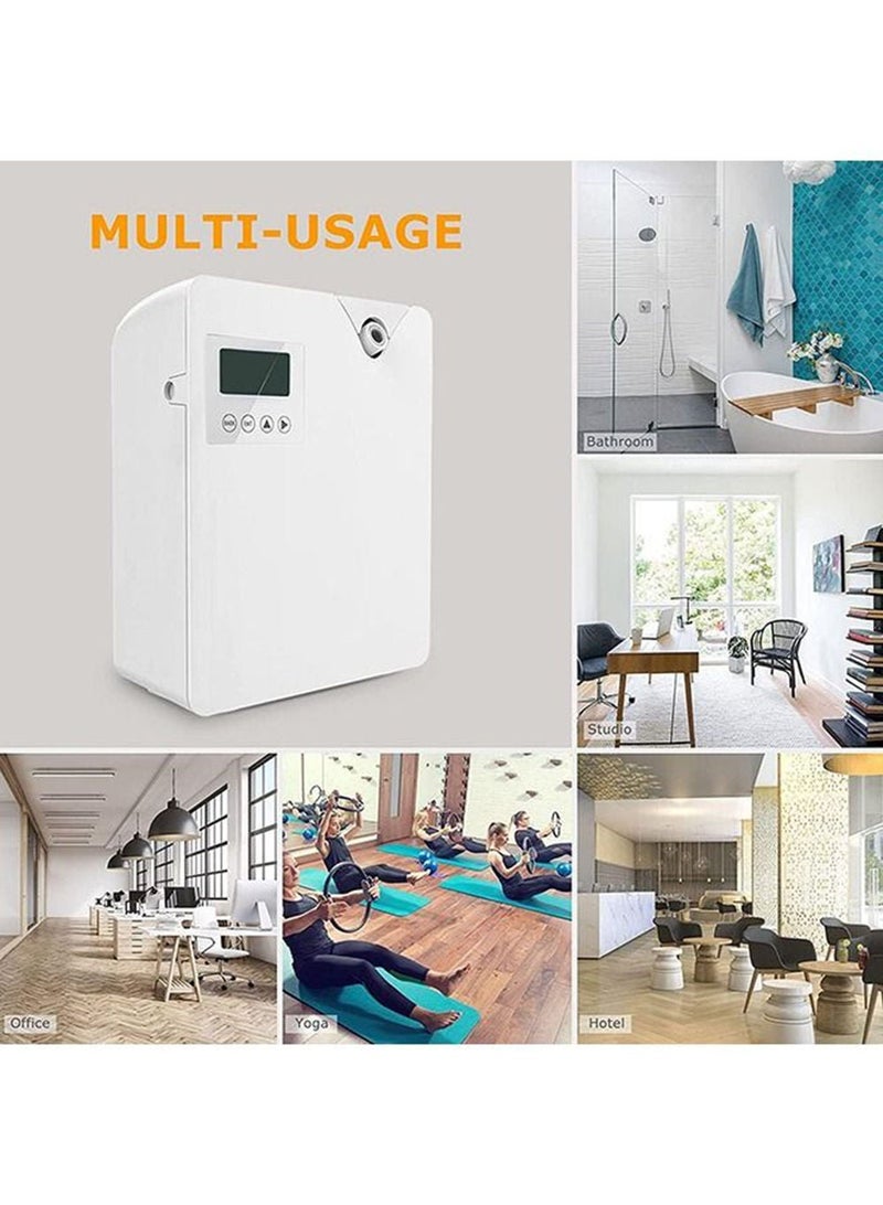 هومستر جهاز هواء برائحة ذكية مع بخاخ، موزع زيوت عطرية احترافية بدون ماء 300 مل، روائح عطرية، منقي هواء، رائحة HVAC للزيوت العطرية للغرفة والمكتب والمنتجعات الصحية - Image 5