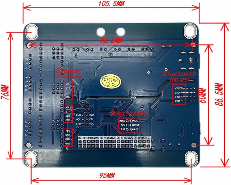 Doesbot AOLDHYY GRBL 1.1 A4988 Control Board CNC Controller Router CNC Engraving Machine Control Board 3018 3 Axis USB Control Laser Board Corexy Open Source with External Driver Interface - Image 3