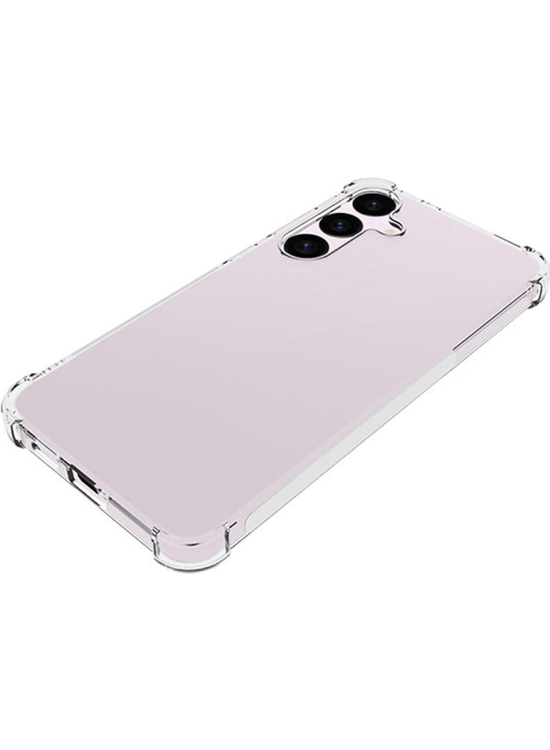 Rock Pow For Samsung Galaxy S24 Case Crystal Clear Ultra Slim Cover Shock-Absorption Bumper Transparent Shockproof Phone Case for S24 - Image 2