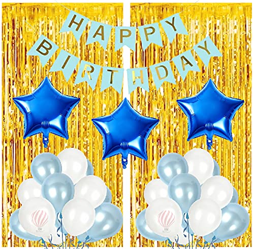 HK balloons Blue Birthday Party Decorations Set for Boys Birthday Decorations, Pack of 56 - Image 5