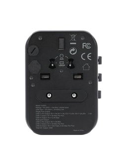 Swift 30W Universal Travel Adapter Multi Socket, 10A Fast Charging International Power Adapter 2 USB Ports and 3 USB Type C Ports with USB C PD 30W Country Specific Multi Plug  - Image 4