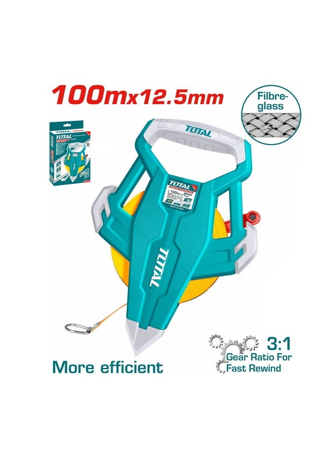 توتال شريط قياس من الألياف الزجاجية TOTAL بطول 100 متر (TMTF131006)