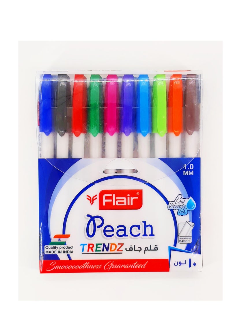Flair 10 Color Ball Point Pen Set  - Image 1
