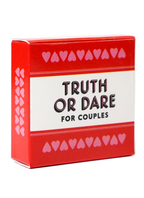 English Truth Or Dare For Couples Couple Game Card Family-Color:Ruth Or Dare For Couple Sincere Red Box