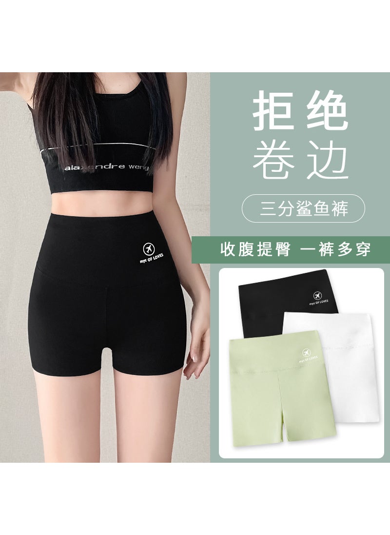 Generic - Breathable Shaping Bike Yoga Shorts Gray - Image 1