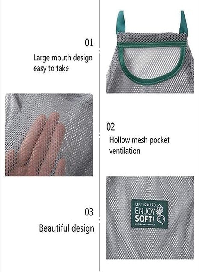SWEEVAN Multipurpose Mesh Bags for Vegetables and Fruits Hanging Storage, Kitchen Storage, Washable & Foldable Net Storage Bags(Pack of 1) - Image 3