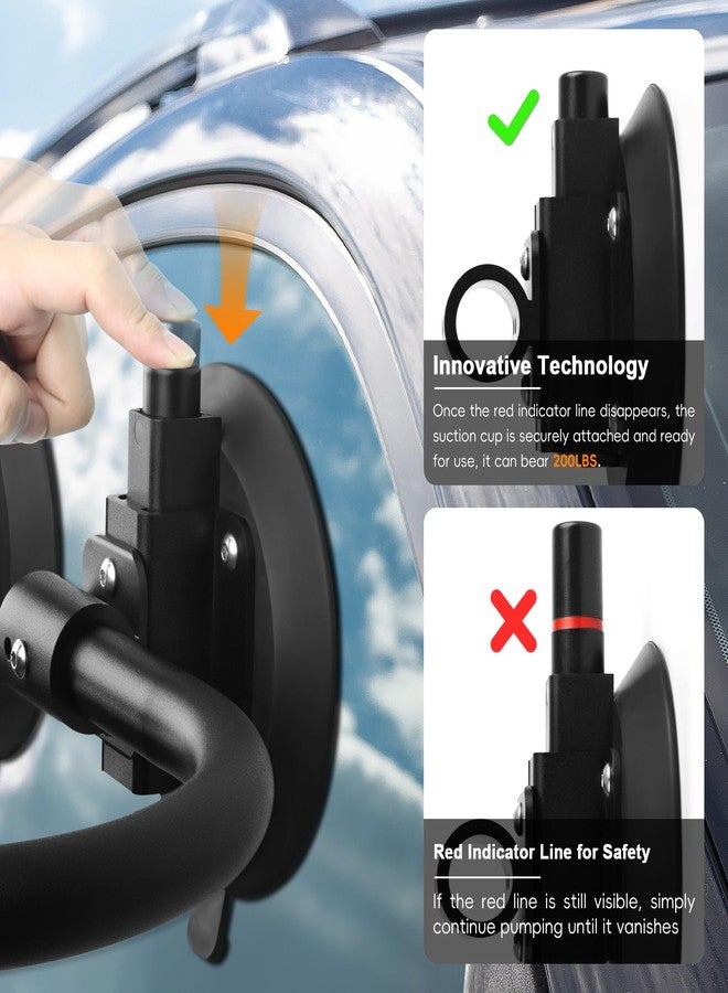 HLOGREE Kayak Load Roller,Kayak Roof Roller Loader Mount,Kayak Roller Load Assist,Suction Cup Kayak Roller Loader for Kayak,Kayak Helpers,Kayak Loader Lift Assist System for Car SUV,Kayak Accessories - Image 2