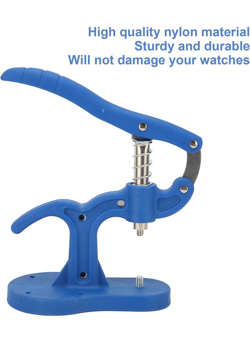 HURRISE Watch Back Press Tool Watch Press Watch Press Tool Professional 12 Piece Watch Press Set Watch Case Back Press Watch Back Press Watch Back Case Closer Include Metal 12 Dies  - Image 3