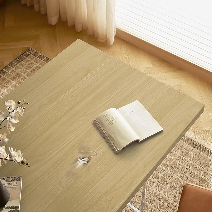 HAPPYMATES Self Adhesive Wood Grain Vinyl Wallpaper Stickers Home Adhesive Wallpaper Waterproof Bedroom Wood Grain Contact Paper Wall Stickers Rolls for Home,Kitchen (24 X 48 Inch, Distress Brown) - Image 4