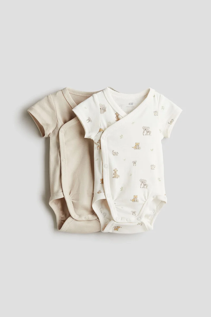 اتش اند ام بودي سوت بتصميم ملفوف - عبوة من قطعتين