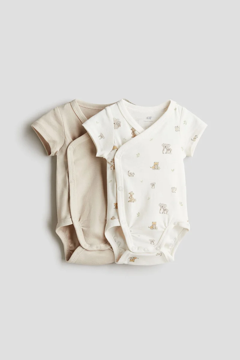 اتش اند ام بودي سوت بتصميم ملفوف - عبوة من قطعتين