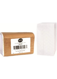 Tablecraft Tall Fold Paper Napkin Refill, 7 1/2 by 13 1/2 inch, 250 Count, White