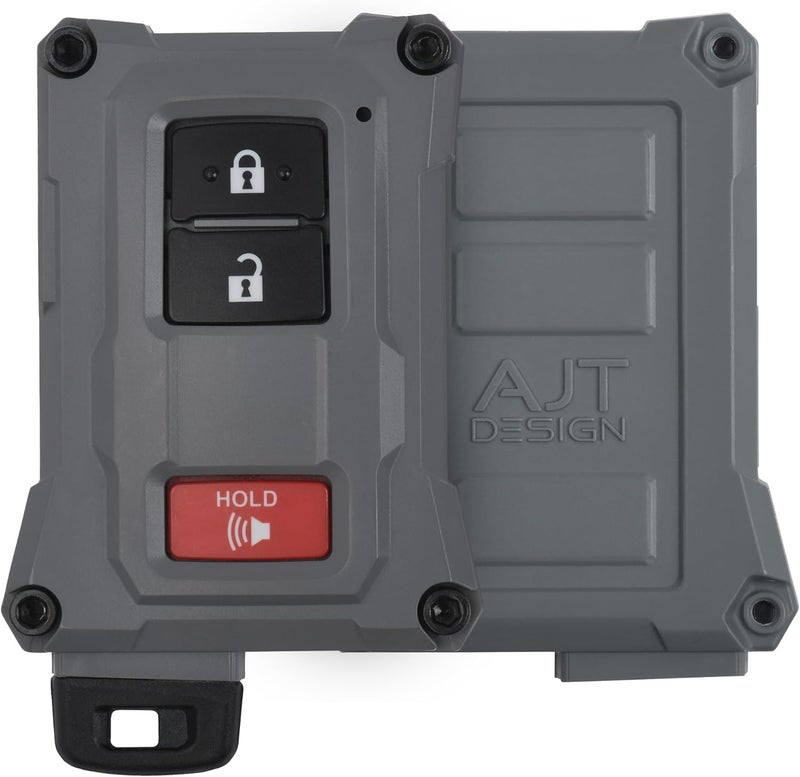 AJT DESIGN Replacement Key Fob Case for Toyota Tacoma, Tundra, 4Runner V1.5 - Cement - Image 1