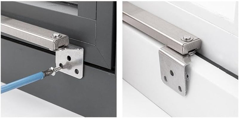 B Folding Style Window Opening Limiter Stainless Steel Casement Stopper 7 Stage Adjustment 0 120 Degree - Image 4