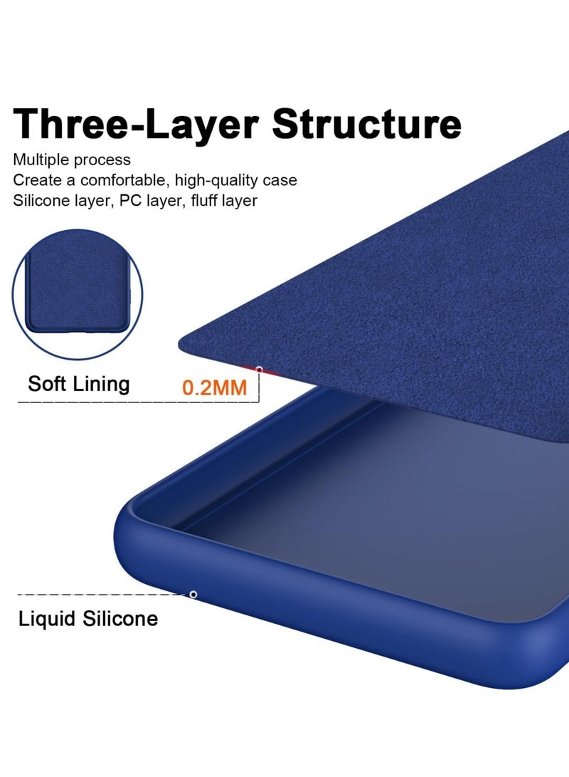 BORTONY OPPO Reno 12 Pro Case Cover Soft Silicone Case Shockproof Matte Finish Back Cover with Camera Protection Case for OPPO Reno 12 Pro - Image 4