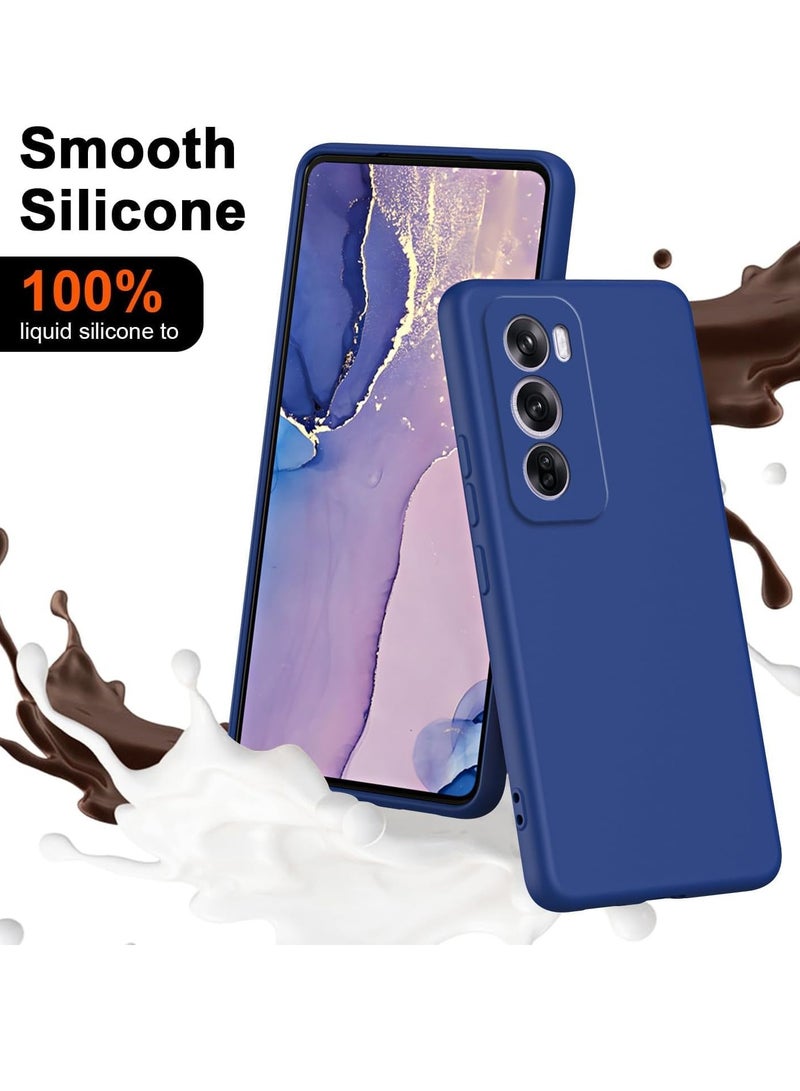 BORTONY OPPO Reno 12 Pro Case Cover Soft Silicone Case Shockproof Matte Finish Back Cover with Camera Protection Case for OPPO Reno 12 Pro - Image 3