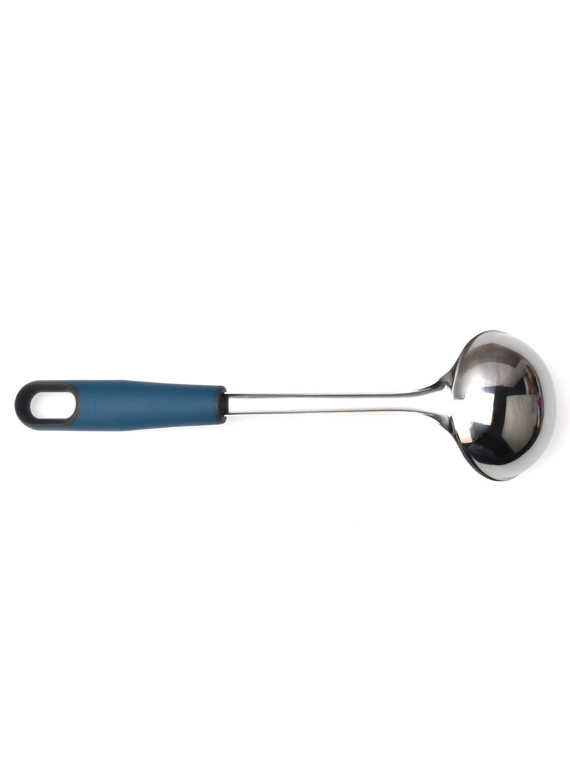 nautilus Nautilus Soft Touch Handle SS Ladle Blue/Grey Color 29X8.7X6.8 Cm  - Image 2