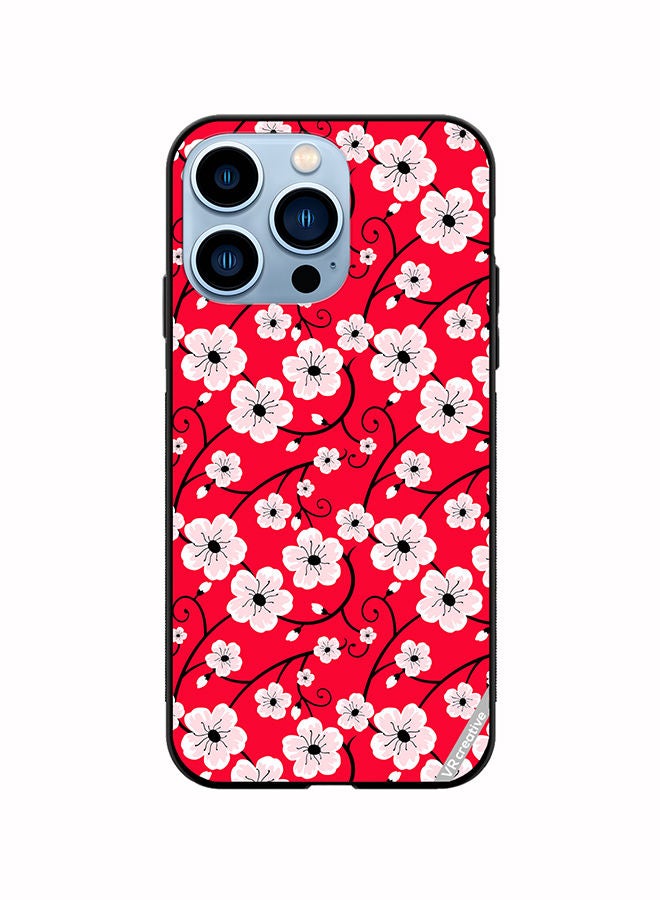 VR CREATIVE Protective Case Cover For Apple iPhone 13 Pro Flower Design Multicolour - Image 1