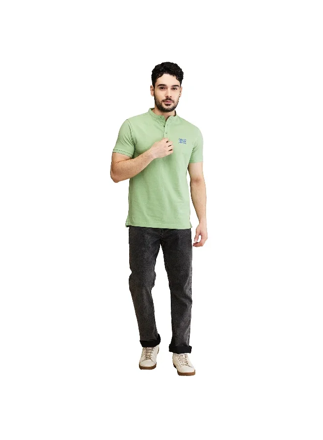بيينغ هيومان Mens Grey Tone Straight Fit Denims