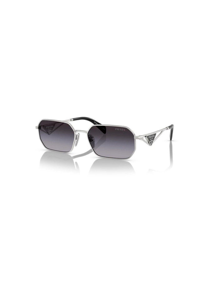 PRADA Woman IRREGULAR  SUNGLASSES- PR A51S - lense size:58mm - SILVER