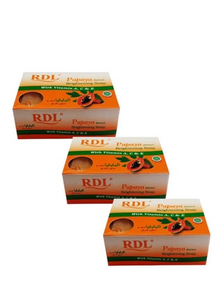صابون تفتيح بخلاصة البابايا من 3 قطع - pzsku/Z17DC2EB00CC3F7D24B5EZ/45/_/1714068225/ce494450-99e4-4a9e-88fa-a12aa4cc99b6