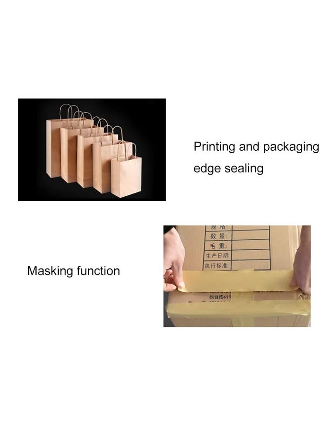 adamx Eco-Friendly Kraft Paper Tape 20-Meter Roll – Strong Self-Adhesive Brown Packaging Tape – Heavy-Duty Paper Tape for Box Sealing, Framing, Mounting, and Arts & Crafts - Image 5