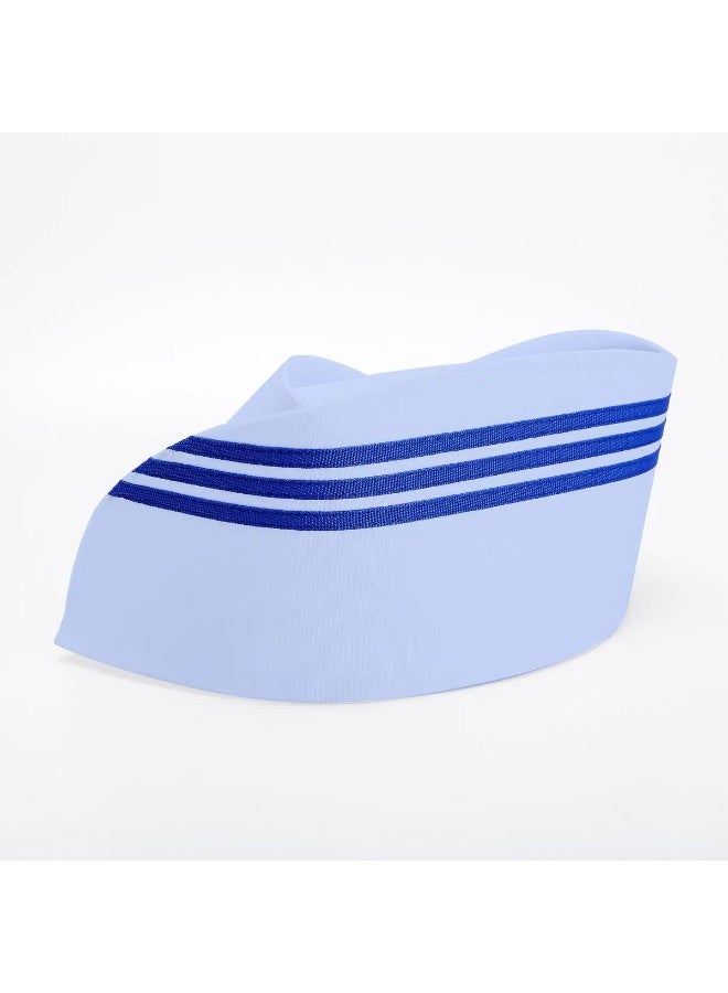 KUYING Thickened Nurse's Tailcoat Hat With Three Buckles And Adjustable Medical Work Cap 