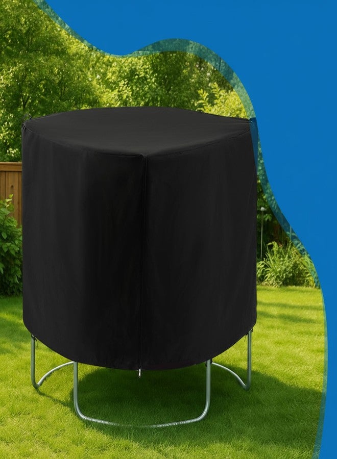 Newwiee Trampoline Cover for 55 or 60 Trampolines, 600d Heavy-Duty Oxford Fabric, Waterproof, Windproof and UV Resistant, Outdoor Jumping Bed Covers with Handle(60 Trampoline Cover) - Image 5