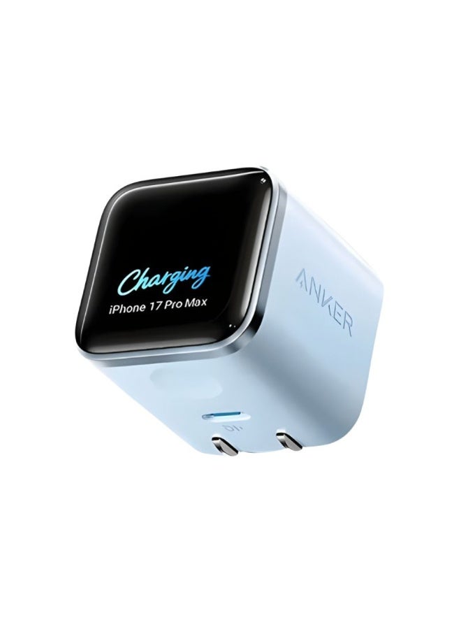 أنكر شاحن عرض ذكي من أنكر، شاحن USB C بقوة 45 واط من أنكر نانو، قابس قابل للطي بزاوية 180°، تعرف ذكي، وضع رعاية مدمج، لجهاز iPhone17/16/15 (بدون بطارية، منفذ USB-C واحد، بدون كابل) (نسخة صينية) - Image 2