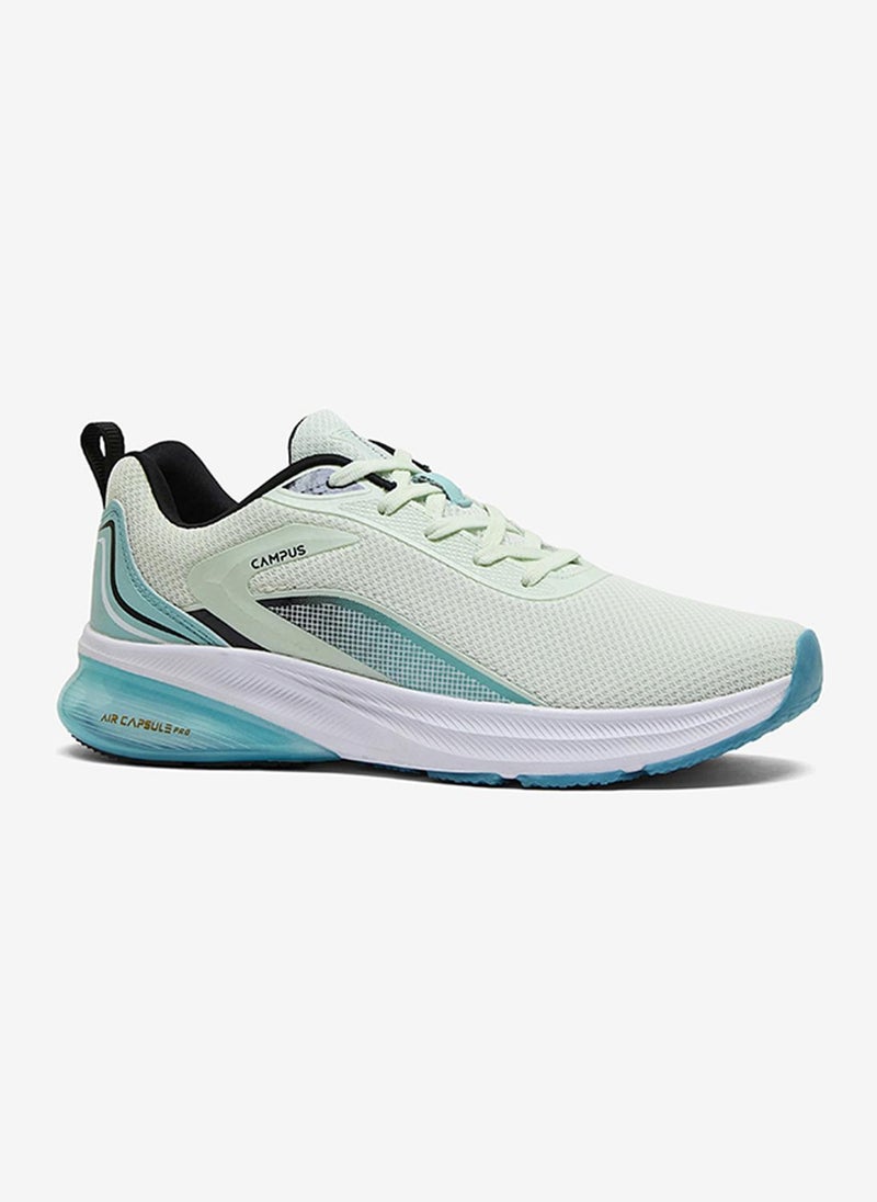 CAMPUS Men Bonus Memory Sublimation Insole Lace-Up Running Shoes-Green - Image 1