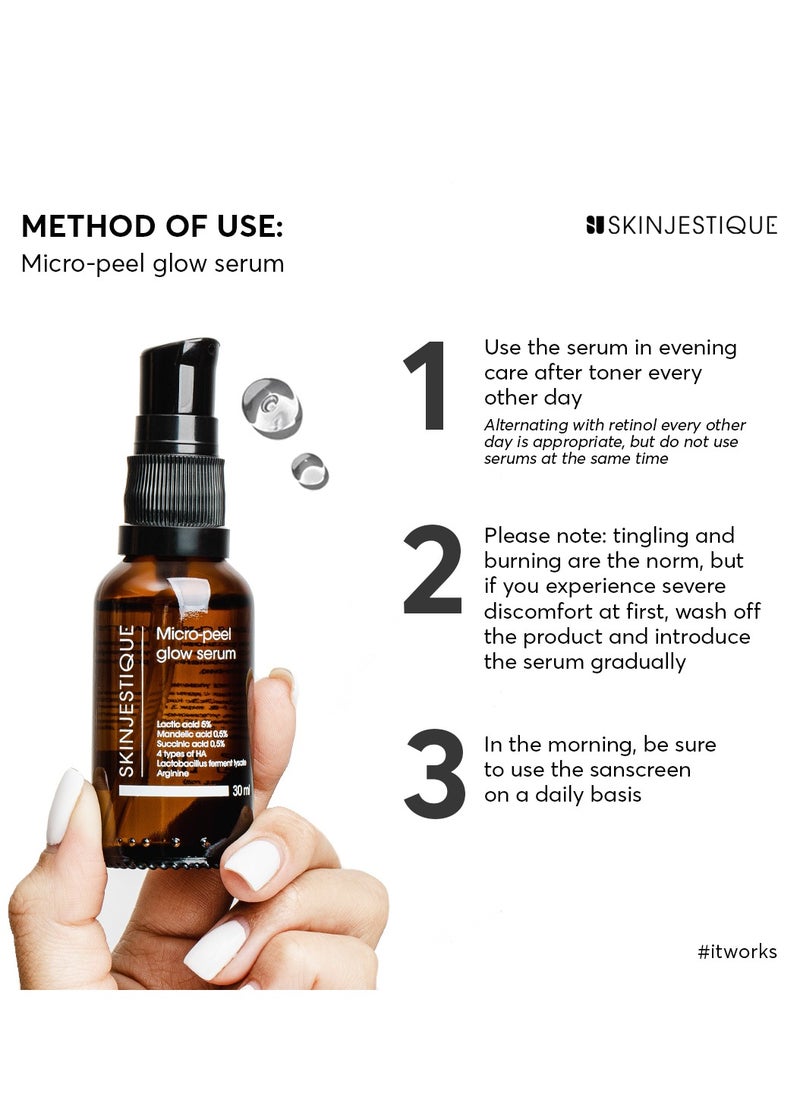 Micro-peel glow serum