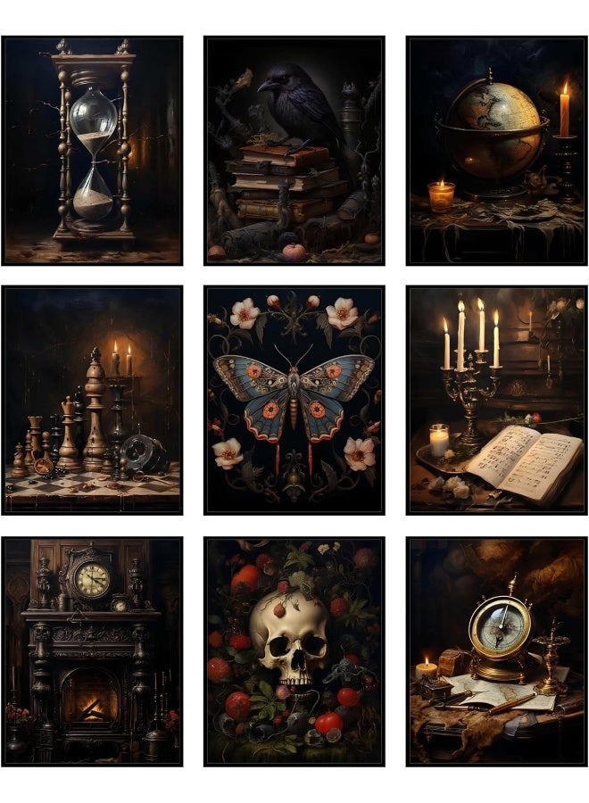 Insire Dark Academia Wall Art, Gothic Art, Goth Art, Goth Wall Art, Gothic Wall Art, Dark Wall Art, Dark Art, Gothic Posters, Goth Posters, Dark Academia Prints, Witchy Art - Unframed - Image 1