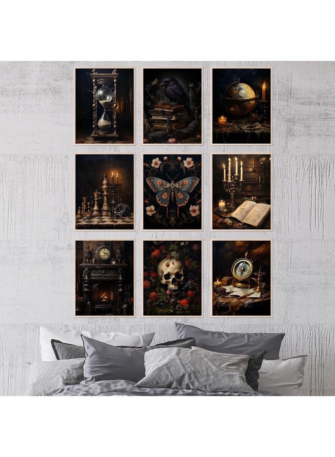 Insire Dark Academia Wall Art, Gothic Art, Goth Art, Goth Wall Art, Gothic Wall Art, Dark Wall Art, Dark Art, Gothic Posters, Goth Posters, Dark Academia Prints, Witchy Art - Unframed - Image 4
