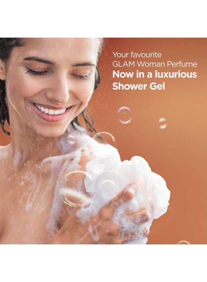 Bella Vita Luxury Glam Woman Body Wash Shower Gel for Women | 500ml | Deep Cleansing, Hydrating & Moisturising with Aloe Vera Extract | Softer, Smoother Skin | Suitable for All Skin Types - Image 3