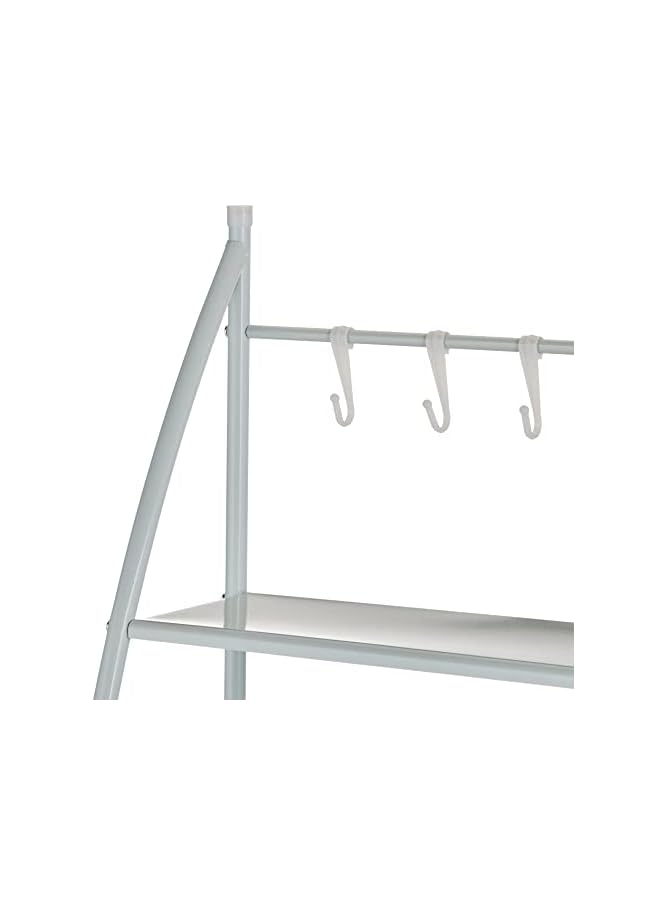 Raxoom Steel Shelf Bathroom Space Saver, 3-Tier Toilet Towel Storage Rack Holder Over The Bathroom Toilet Shelf Organizer - Image 5
