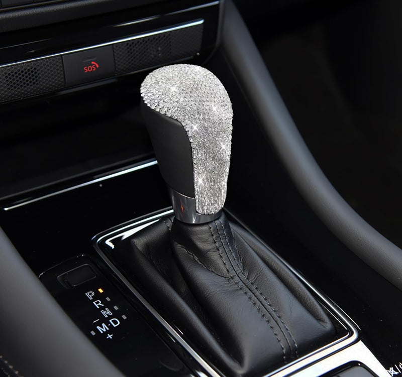 HHLOU Bling Crystal Shifter Gear Lever Accessories Compatible with 20142018 Mazda 320152022 Mazda 620162020 CX320142022 CX520162023 CX9 - Image 2