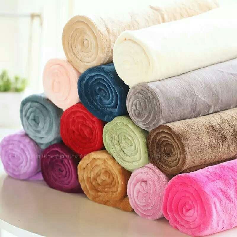 Solid Color Blanket Coral Fleece Thickened Flannel Nap Single Double Blanket Will Sell Gift Blanket - Image 4