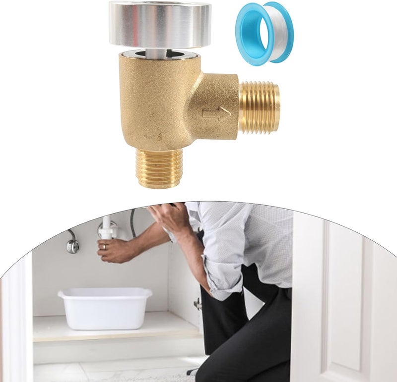 Efficient Brass Vacuum Breaker Check Valves 571-VAC-CHK-a Suitable for Leak Motorhomes Water Systems Trailers Vacuum Breaker - Image 2