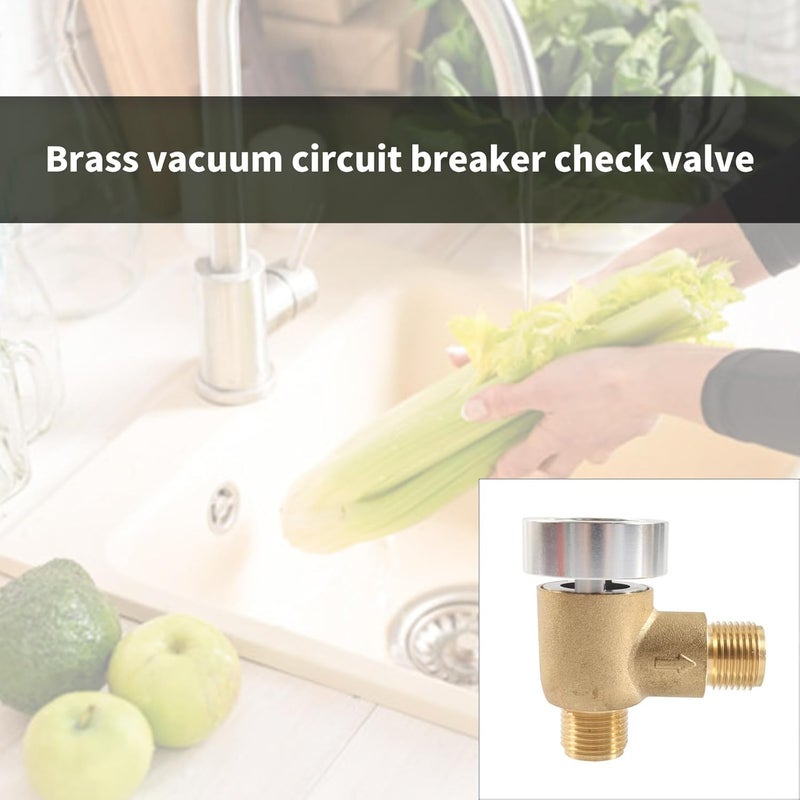 Efficient Brass Vacuum Breaker Check Valves 571-VAC-CHK-a Suitable for Leak Motorhomes Water Systems Trailers Vacuum Breaker - Image 5