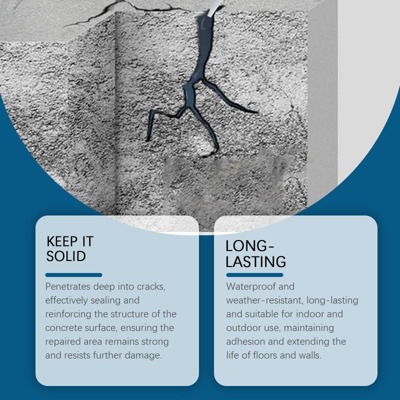 Jakehoe Crack Repair Adhesive Household Floor And Wall Crack Leak-Proof Waterproof Sealing Glue - Image 3